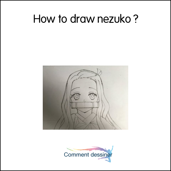 How to draw nezuko